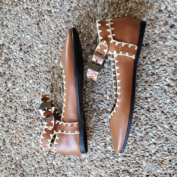 Free People Crochet Mystic Mary Jane Flat in tan leather, Size 7.5, NWOT - Picture 10 of 10